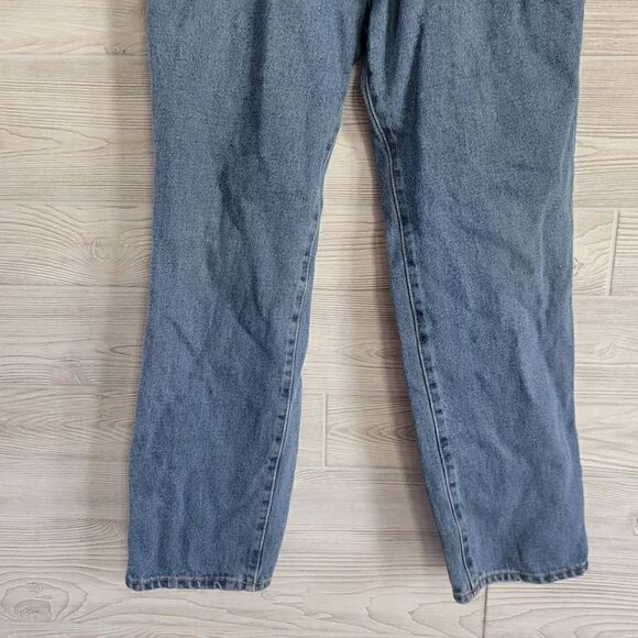 Full Blue Straight Leg Vintage Jeans Mens SZ 32 30 Light Wash - Picture 2 of 4